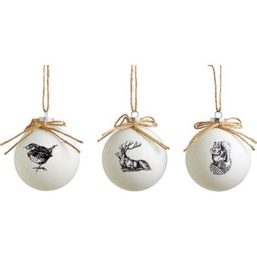 JΚ Home Décor - Μπάλες Γυάλινες Χριστουγέννων 4Σχδ 8cm