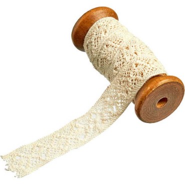 JK Home Décor - Cotton Lace Beige 2x180cm