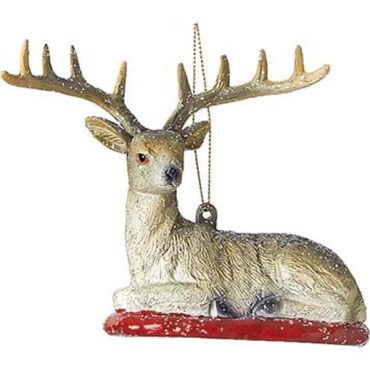 JK Home Décor - Deer Plastic Ornament 14x5x10cm