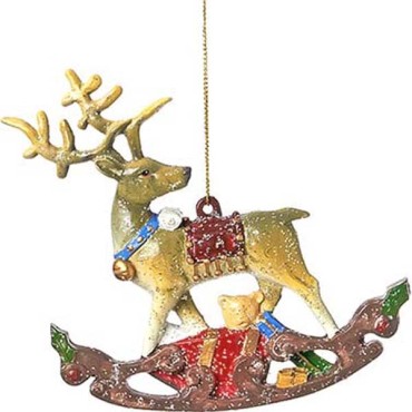 JK Home Décor - Deer Plastic Ornament 11x2x14cm