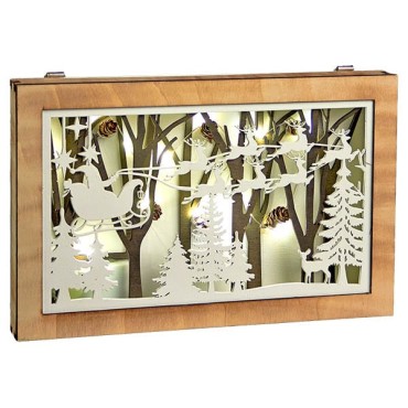 JK Home Décor - Box Deco Xmas with LED 27x18cm