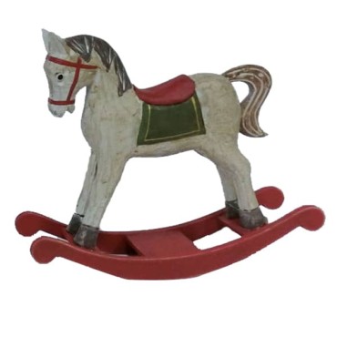 JK Home Décor - Wooden Rocking Horse