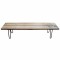 JΚ Home Décor - Παγκακι Ξύλινο με Μεταλλικά Ποδιά 180x36.5x45cm
