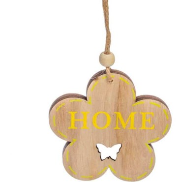 JK Home Décor - Flower Wooden home Hanger S/3 8cm