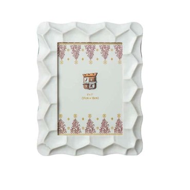 JK Home Décor - Frame 4x6cm Shinny White