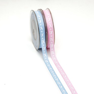 JΚ Home Décor - Κορδέλα RocΚing Horse Γαλάζιο 1.3cmX18m