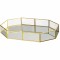 JK Home Décor - Δίσκος Γυάλινος 31x22x5cm