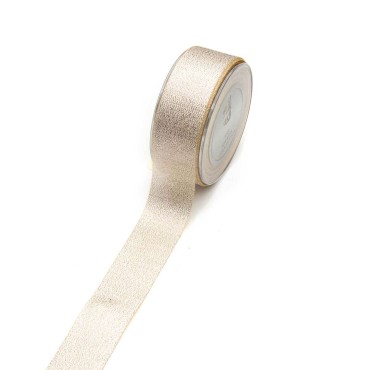 JΚ Home Décor - Κορδέλα Brillante 2.3cmX25m Mπεζ