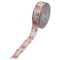 JΚ Home Décor - Κορδέλα Microfibre Πουά Floral Βεραμάν 2.3cmX25m