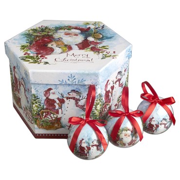 JK Home Décor - Christmas Balls S/14