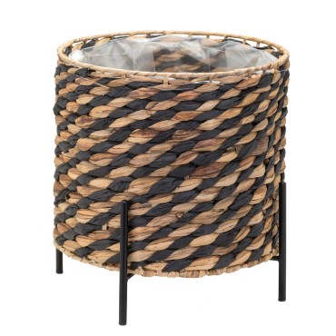 JK Home Décor - Basket with Metal Stand