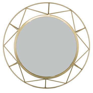 JK Home Décor - Mirror Golden Wire 46cm