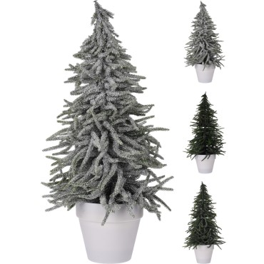 JK Home Décor - Xmas tree in Pot 58cm 3ASS