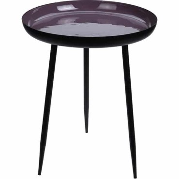 JK Home Décor - Table Round 49cm Purple