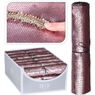 JΚ Home Décor - Ρολό Με Πούλιες Ροζ 25x125cm