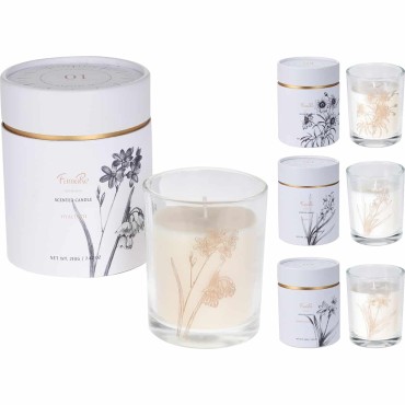 JK Home Décor - Κερί Αρωματικό σε Γυαλί 10x13cm 3Σχδ
