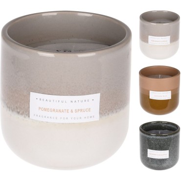 JK Home Décor - Scented Candle In Ceramic Pot