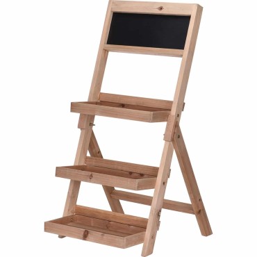 JK Home Décor - Flowerrack Wood 3 Levels