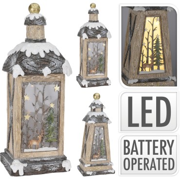 JK Home Décor - Lantern Mgo Lasercut 2ASS