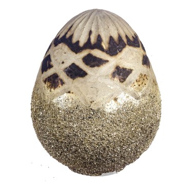 JK Home Décor - Egg Glass Gold 14cm