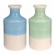 JΚ Home Décor - Βάζο Κεραμικό 11x21cm 2Σχδ