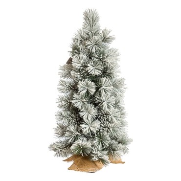 JK Home Décor - Chicago PP Flocked Table trees  60cm