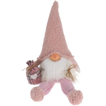 JK Home Décor - Gnome Pink Car Sitting 49cm