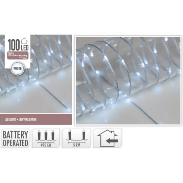 JK Home Décor - LED Lights 100LED White bo