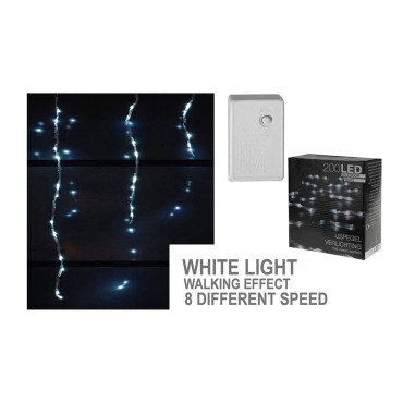 JK Home Décor - Icicle Lighting 200LED 8m
