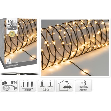 JΚ Home Décor - Λαμπάκια Εύκαμπτο Καλώδιο EWW 480LED