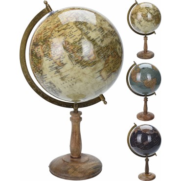 JK Home Décor - Globe on Wooden Stand