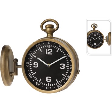 JK Home Décor - Wall Clock Metal Double Side