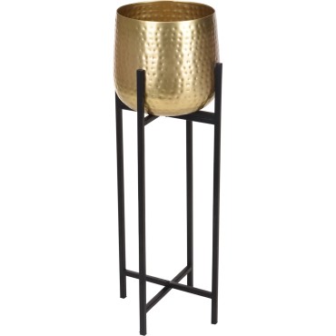 JK Home Décor - Flowerpot Metal On Stand