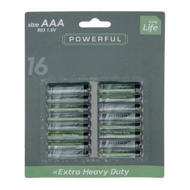 JK Home Décor - Batteries AAA S/16