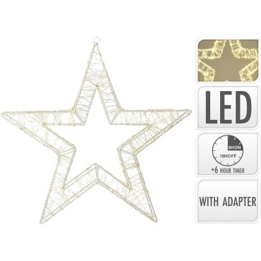 JK Home Décor - Star 58cm 1800LED Warm White