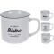 JΚ Home Décor - Κούπα Πορσελάνη 320ml 12x8cm 3Σχδ
