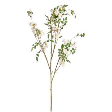 JΚ Home Décor - Κλαδί Τριανταφυλλάκια Λευκά 114cm