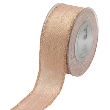 JΚ Home Décor - Κορδέλα Toulouse 4.3cmX9m Πούδρα