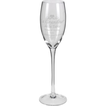 JK Home Décor - Champagne Glass White 25cm