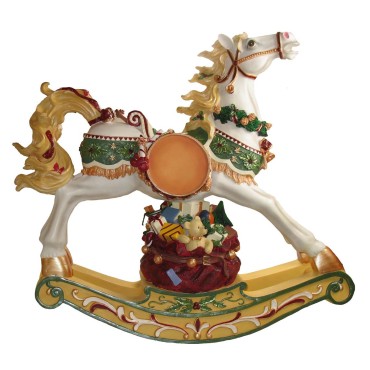 JK Home Décor - Christmas Rocking Horse Decoration