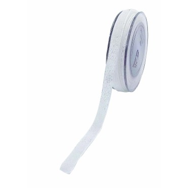 JΚ Home Décor - Κορδέλα Lumina Λευκό 1cmX9m