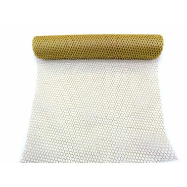 JΚ Home Décor - Ύφασμα Χρυσό Glitter Fence 50cmX5m