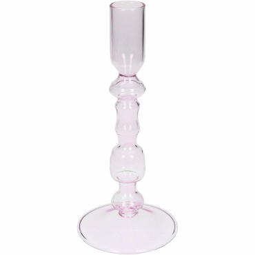 JΚ Home Décor - Κηροπήγιο Mix & Match Ροζ 9x9x19.5cm
