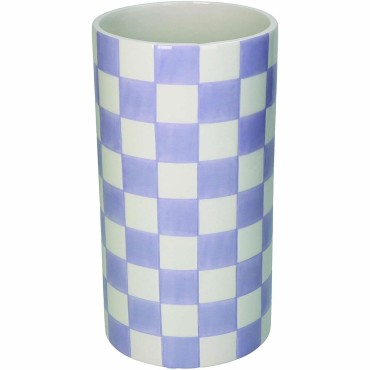 JΚ Home Décor - Βάζο Between the Lines Μωβ 14x25cm