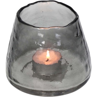 JΚ Home Décor - Κηροπήγιο Γκρι 11x11x10cm