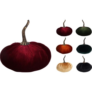 JK Home Décor - Κολοκύθα από Ύφασμα 20x22cm 6Σχδ