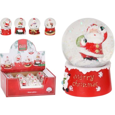 JK Home Décor - Νερόμπαλα Χριστουγέννων 6cm 4Σχδ