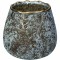 JΚ Home Décor - Κηροπήγιο Γυάλινο Καφέ 11x11x11cm