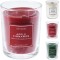 JK Home Décor - Κερί Αρωματικό Cosy Crackle σε Γυαλί 10x12.5cm 3Σχδ