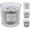 JK Home Décor - Κερί Αρωματικό Cosy Crackle σε Γυαλί 15x15cm 3Σχδ